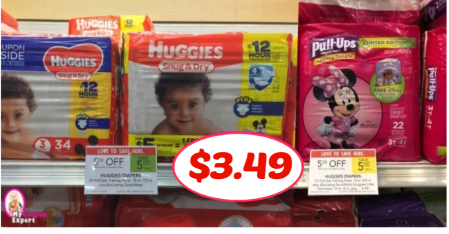 Huggies Diapers just $3.49 per pack at Publix!