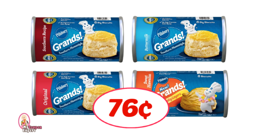 Score Grands!  Biscuits at Publix for 76¢ each!