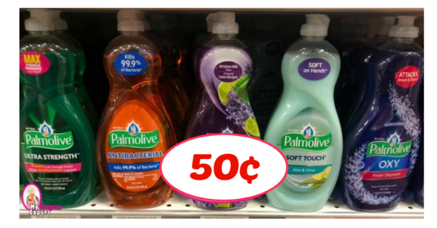 Palmolive Dish Liquid just 50¢ each at Publix!