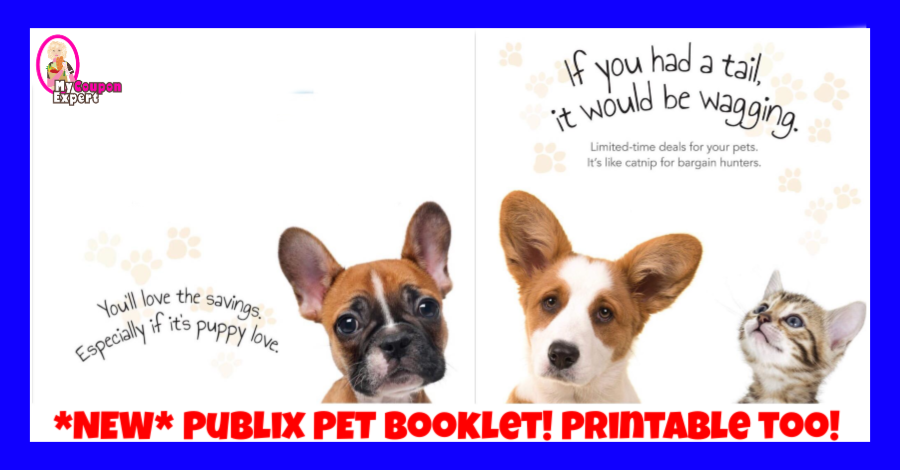 NEW PUBLIX Pet Booklet!  Printable too!