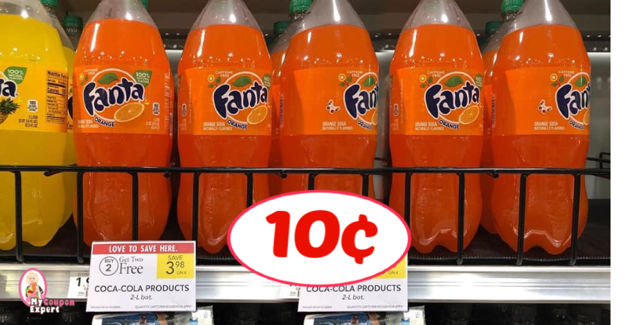 Fanta, Barqs, Minute Maid and more just 10¢ each at Publix 8/15 & 8/16 ONLY!