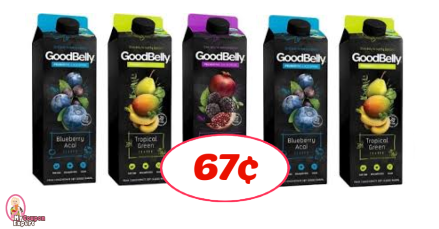 GoodBelly Probiotic Drink Only $.67 at Publix!