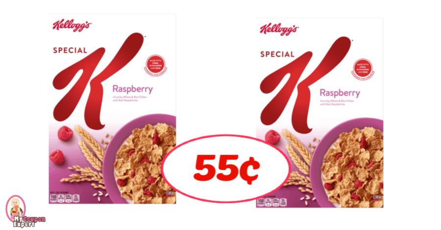 Special K Cereal as low as 55¢ each box after coupons and cash back at Publix!