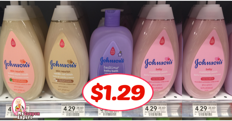 Johnsons Baby Wash, Lotion and Shampoo only $1.20 at Publix!