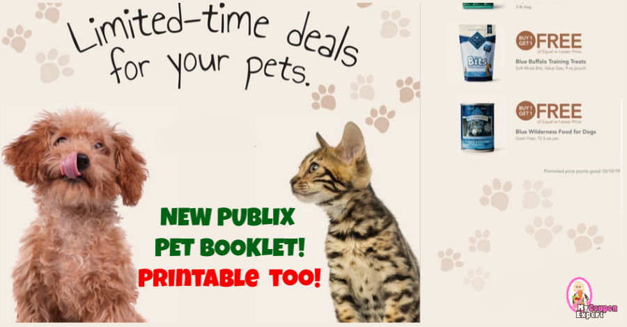 NEW Publix Pet Booklet!  Printable too!
