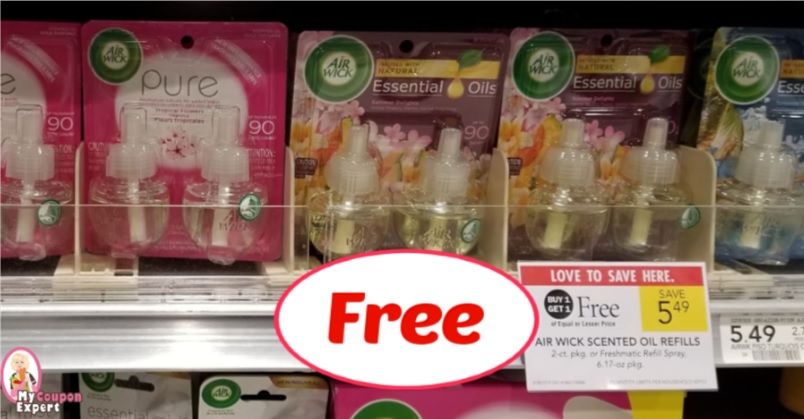 Air Wick Scented Oil Refills FREE at Publix!