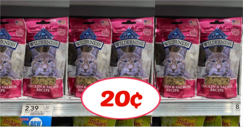 Blue Wilderness Cat Treats just 20¢ each at Publix!