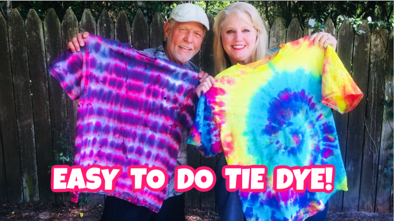 DIY Tie-Dye Swirl T-Shirts | How To Video