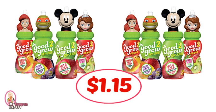 Good 2 Grow Drinks just $1.15 at Publix!  Adorable!