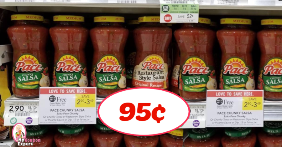 Pace Salsa or Picante Sauce just 95¢ at Publix!