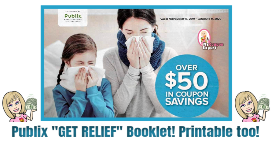 Publix Get Relief Coupon Booklet!  Printable too!