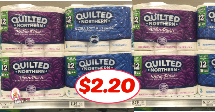 Publix:  Quilted Northern Tissue Paper just $2.20 each pack!