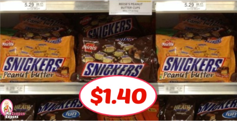 Publix HOT Mars Bagged Candy Deal!  $1.40 each!