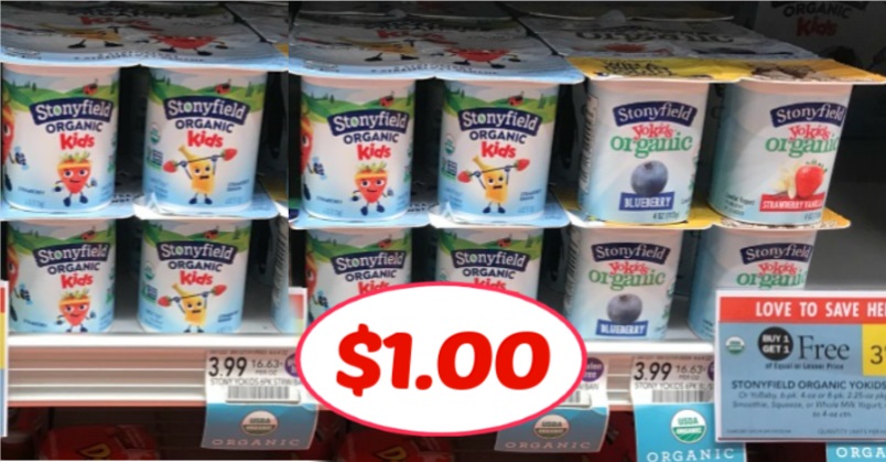 Publix Deal:  Stonyfield Yokids or Yobaby Multipacks $1.00 each!